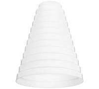 Hohopeti Reductor de Conducto para Ventilación de Campana Extractora de Cocina, Adaptador de Plástico Blanco, Instalación Fácil y Compatibilidad sin Fisuras, Ajuste de 7 a 20 Cm