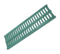 Hohopeti Rejilla de Drenaje Rectangular 150X500X20 MM Verde Tapa para Desagüe de Cocina Exterior Cubierta de Canalón de Plástico Compuesto Resistente para Jardín y Zonas de Alto Tráfico