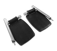 Hohopeti Reposapiés Fácil de Transportar Diseño Ergonómico Silla de Ruedas para Material Metálico y Abs Adecuado para Personas Movilidad Reducida