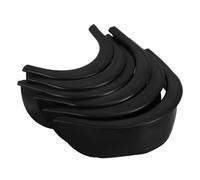 Hohopeti Revestimientos Diseño Estilo Americano 6 Piezas Negro de Plástico para Mejorar Experiencia en Juego de Billar para Troneras de Mesa de Billar