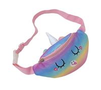 Hohopeti Riñonera Unicornio Pequeña para Niñas Bolso de Cintura Ligero y Cómodo para Viajes y Compras Bolso Pecho para Niñas con Espacio para Snacks y Objetos Pequeños