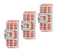 Hohopeti Rulos Cabello Autoagarre, 3 Unidades Grandes para Flequillo y Raíces, Plástico Resistente para Peinado Fácil y Rápido, Ideales para Crear Rizos Naturales y Aireados