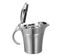 Hohopeti Salsera Térmica Doble Aislamiento Acero Inoxidable Jarra para Salsas Steak Mantiene Calor y Frescura para Restaurantes y Reuniones Familiares