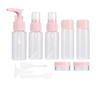 Hohopeti Set de 11 Botellas de Viaje Rellenables de Pet Ligeras para Maquillaje y Loción, Organizador Práctico para Actividades al Aire Libre y Viajes