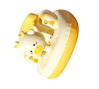 Hohopeti Sillón Hinchable Portátil para Niña con Respaldo de Dibujos Animados Asiento de Bañera Inflable Multifuncional Ligero y para Viaje y Aprendizaje