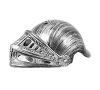 Hohopeti Sombrero de Guerrero Espartano de Plástico Rígido, Tamaño Único, Color Negro, Accesorio para Cosplay y Disfraces Militares, Adecuado para Carnaval y Fiestas Temáticas