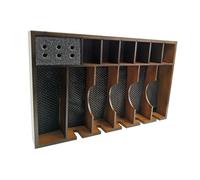 Hohopeti Soporte Capacidad de Rejilla Gran de Racional Acabado Diseño Cortadora Pelo Eléctrica de Madera Fino para Salón de Belleza Profesional