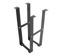 Hohopeti Soporte Carbono Torre Computadora de Ajustable de Acero para Negro | Montaje bajo Escritorio, 1 Juego, Diseño Especial y Estructura Práctica, Resistencia Corrosión y Gran Capacidad
