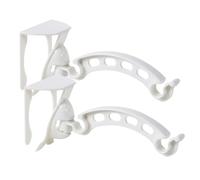 Hohopeti Soporte para Bolsas de Basura de Cocina Plegable de Doble Capa, Estante Colgante de Plástico Resistente, Accesorio para Fregadero, Adecuado para Cocina Pequeña, 2 Unidades