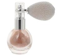 Hohopeti Spray Brillo Corporal Mujer Nude Purpurina Líquida Iluminador Brillo Portátil para Rostro Cuerpo y Cabello Spray Polvo Shimmer Sparkle para Maquillaje y Luminoso
