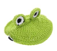 Hohopeti Suéter de Tortuga Hecho a Mano con Forma de Rana para Invierno Ropa Tejida con Correa Elástica Suéter de Cosplay para Fiestas Navideñas y Sesiones de Fotos Talla L