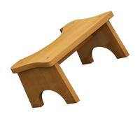 Hohopeti Taburete de Madera Natural Estable Antideslizante Tamaño para Adultos y Práctico para Hogar y Aseo Taburete para Inodoro Resistente y Fácil de Limpiar