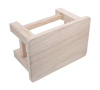 Hohopeti Taburete Pequeño de Madera Natural Estable para Cambiar Zapatos Banco Compacto y Ligero para Hogar y Dormitorio Taburete Infantil Multifuncional