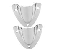 Hohopeti Tapas de Ventilación para Embarcaciones 2 Piezas de Acero Inoxidable Resistente Diseño Tipo Concha para Ventilación del Tanque de Combustible Accesorios Marinos para Yate y