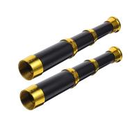 Hohopeti Telescopio Pirata Retro 2 Piezas para Niños Juguete Telescopio Diseño Vintage, Distancia Focal Ajustable y Material Abs para Fiestas Temáticas y Exploraciones al Aire Libre