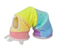 Hohopeti Túnel para Gatos Plegable Textura Arrugada y Resistente para Sensoriales y Ejercicio de Gatitos y Mascotas Pequeñas Interiores