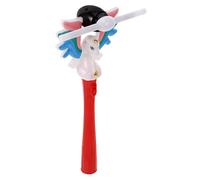 Hohopeti Varita Luminosa Giratoria Eléctrica con Luces LED y Sonidos de Cascos para Fiestas para Halloween y Celebraciones Nocturnas Accesorio Interactivo para Niñas