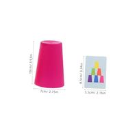 Hohopeti Vasos Apilables para Niñas Educativo de Concentración y Habilidades Cognitivas para Interacción Familiar y Competencias Divertidas Material Seguro para Años Infantiles