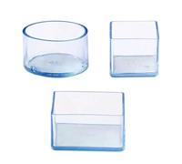 Hohota Juego de 24 Protectores de Suelo for Mesa, Tapas Antideslizantes for Patas de Silla, Almohadillas de Silicona for Patas de Muebles(Square-60x60mm)