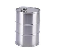 Hohota Water Bottle Portable Stainless Steel Hip Flask 750ml - Leakproof Outdoor Liquor Flask For Whisky Wine(Silver)