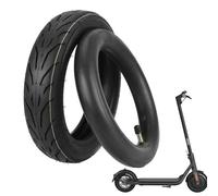 HOHOVYVY 10X2.125 Tubo Y Cubierta Para Scooter Eléctrico Tamaño 9 Compatible Con Para Segway F20 F30 Y Para Xiaomi 4 Lite 2ª Gen de Goma Reforzada (Interior Exterior Tube Negro)