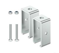 HOHOVYVY 2 soportes de acero inoxidable para carretilla Unistrut serie 1-58, capacidad de carga de 1300 Lbs, protección contra la corrosión, incluye material de fijación (2 unidades)