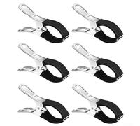 HOHOVYVY Clips robustos para cubierta de piscina, 10 piezas/30 piezas de acero inoxidable para una protección fiable contra los elementos (6 piezas negras)