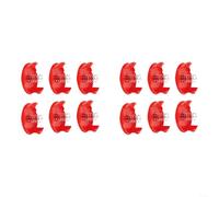 HOHOVYVY CMZST120SC Cubierta para cortador de hilo compatible con Craftsman CMCST900/910/915/CMEST920 Serie 6/12 tapas + 6/12 muelles de ABS para jardinería