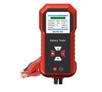 HOHOVYVY Comprobador de batería para coche, 12 V, 12 V, MICRO-500, análisis de batería de coche con SOH/SOC Start y diagnóstico de sistema de carga para automóviles y motocicletas
