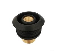 HOHOVYVY Conector de entrada de agua para orinario, latón G1/2, válvula de purga de presión manual con junta para instalaciones de urinario compatibles en baños modernos