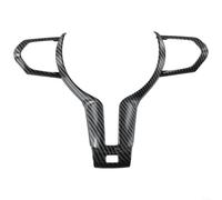 HOHOVYVY Cubierta de volante ABS con aspecto de carbono para BMW Serie F F20/F21 F22/F23 F30/F31 F32/F33 F36 F10/F11 F06/F12/F13 F15 X5M F16 X6 X6M 2012-2017(Tyy). PEB)