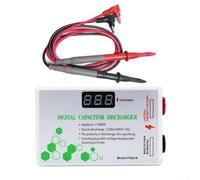 HOHOVYVY Descargador digital de condensador 10-1000 V, medidor de alto voltaje para pruebas de tensión con pantalla LCD y descarga rápida (azul)