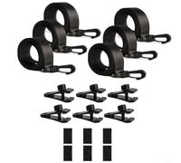 HOHOVYVY Enrollador de piscina, kit de fijación para ruedas de cubierta solar de piscina, correas y clips para cubiertas solares