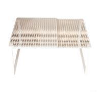 HOHOVYVY Estantería de metal extensible apilable, 27 x 27 x 22 cm, ancho ajustable para cocina, oficina o dormitorio, para guardar platos y especias (1 blanco (22 cm)