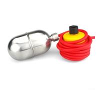 HOHOVYVY Interruptor de flotador de acero inoxidable 304 regulador de nivel de agua hasta 170 °C resistente al agua para tanques y aguas residuales en instalaciones industriales(5)