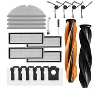 HOHOVYVY Juego completo de accesorios para robot aspirador Dreame D20 Pro Plus cepillo principal y laterales, bolsa para el polvo, filtro de carbón activo, almohadillas de limpieza, cerdas de nailon
