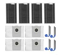 HOHOVYVY Juego de accesorios para Ecovacs para Deeboot T90 Pro/T90 para robot aspirador Omni con cepillos laterales, filtro y bolsa de polvo de 3,3 L para una limpieza eficaz del hogar (juegos
