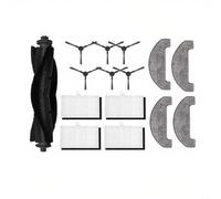 HOHOVYVY Juego de piezas de repuesto para robot Monsga MS1 MAX, cepillo principal, cepillos laterales, filtro HEPA, bolsa de polvo de 3,3 L, gomas de nailon, ideal para hogares