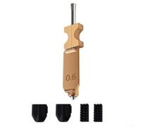 HOHOVYVY Kit de boquillas para impresora 3D Flashforge AD5X, desmontable, con 2 cubiertas de silicona y 2 cepillos de boquilla, compatible con boquillas de 0,25/0,4/0,6/0,8 mm (0,6 mm)