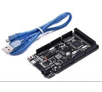HOHOVYVY Kit de desarrollo con ATmega2560, 32 MB para RAM, módulo WiFi y convertidor USB a serie CH340G, interruptor DIP para conexiones flexibles (placa + cable)