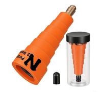 HOHOVYVY Nitrogen Purge Boot,Nitrogen Tank Hvac,Nitrogen Purge Regulator,Nitrógeno Spülschuh zum Hartlöten, 1/4 Zoll Anschluss für HVAC-ACR Copferrohre, Orange Werkzeug