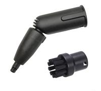 HOHOVYVY Para Karcher - Juego de cepillos turbo para limpiador de vapor para la serie SC, 2 piezas de accesorios con boquilla y paño, adecuado (A)