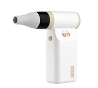 HOHOVYVY Para mini ventilador con motor sin escobillas de 110.000 RPM, ventilador de mano USB-C de 70 W, 3 niveles, boquilla, inalámbrico, viajes al aire libre camping ()