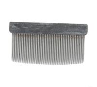 HOHOVYVY Peineta de hierro para arco de violín, cepillo de limpieza para pelo de arco, herramienta ergonómica para trenzar violín y violonchelo, escuela de música, estudio (comb)