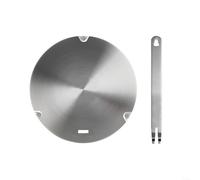 HOHOVYVY Placa adaptadora de inducción, placa de conducción del calor, placa de aislamiento térmico de gas (18 cm)