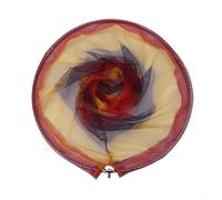 HOHOVYVY Red de repuesto para pesca de pesca de 40/50 cm, marco de acero inoxidable, malla de nailon de 5 mm, para pesca de agua dulce y salada en la orilla o desde el barco (marco de 40 cm + red)