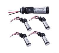 HOHOVYVY Sensor de luz fotocélula, interruptor crepuscular, sensor de luz exterior con LED, 10 A, 120 V, giratorio, resistente a la lluvia, para caminos, jardines y farolas