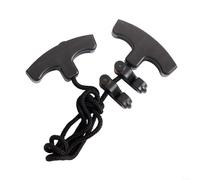 HOHOVYVY Tensor de cuerda de arco con doble mango, ajustable y compacta, cuerda de nailon y goma de 1,7 m para caza y deportes de arco al aire libre