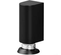 HOHOVYVY Tope de puerta adhesivo para suelo, tope magnético para puerta con diseño invisible, fuerte fuerza de sujeción para suelo o pared, sin taladrar, para casa y oficina (negro