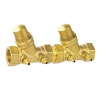 HOHOVYVY Válvula de retorno, válvula antirretorno de 1 pulgada, válvula antirretorno de latón para tuberías de agua, válvula antirretorno manual DN15/DN20 para agua